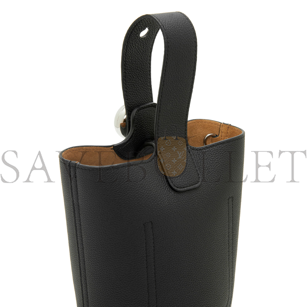 l*ew* mini pebble bucket bag in soft grained calfskin aanbbbmx02 (19.5*16*16cm)